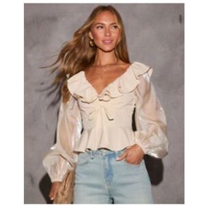 VICI Made for You Ruffle Blouse